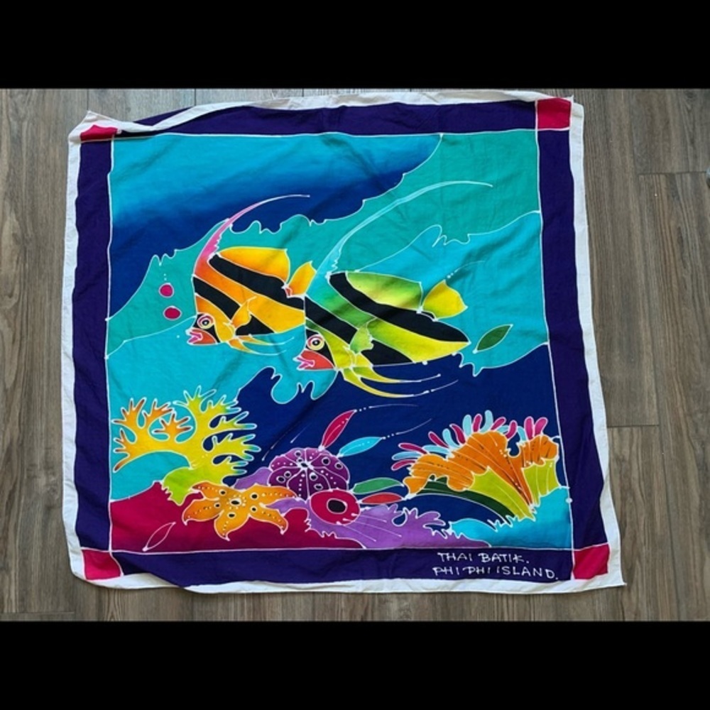 Colorful Tropical Fish Scarf